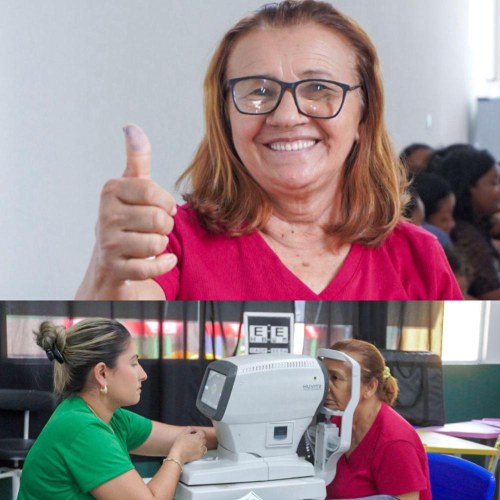 Prefeitura de Cristino Castro entrega mais de 2 mil óculos à população